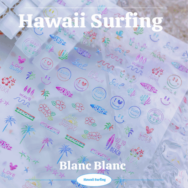 [한정] 하와이 서핑 스티커 [S185],블랑블랑