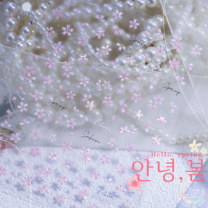 [안녕,봄] 오로라 벚꽃 스티커 [S262],블랑블랑
